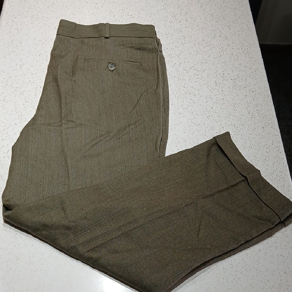 Slates Olive Dress Pants 36X30